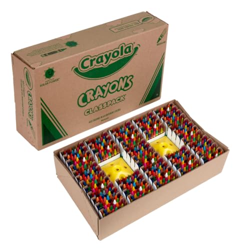 Image of Crayola Crayon Classpack (832 Count), Bulk School Supplies for Classrooms,13 Sets of 64 Crayons, Kids Arts & Crafts Supplies | Teacher Classroom Must Haves, Essential School Supplies for Preschool & Elementary, 13 Sets of 64 Crayons