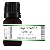 Birch Tar Essential Oil (Betula Alba) 100% Pure and Natural 10 ML
