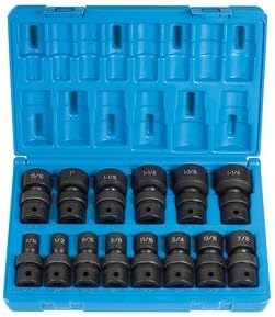 Grey Pneumatic (1314U) 1/2 Drive 14-Piece Standard Length Fractional Universal Socket Set by Grey Pneumatic