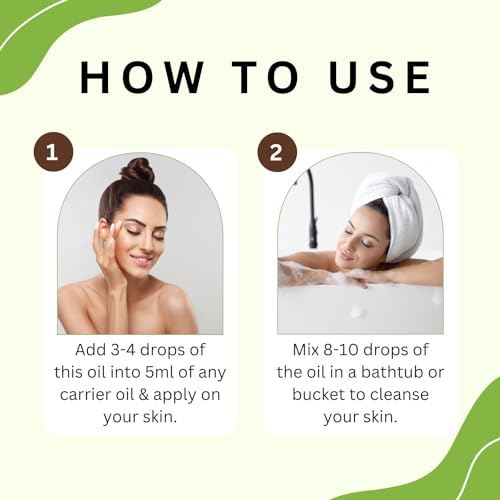 Image of Aroma Treasures Lemongrass Essential Oil - 100% Pure and Natural Aromatherapy Oil for Skin and Hair - 10ml