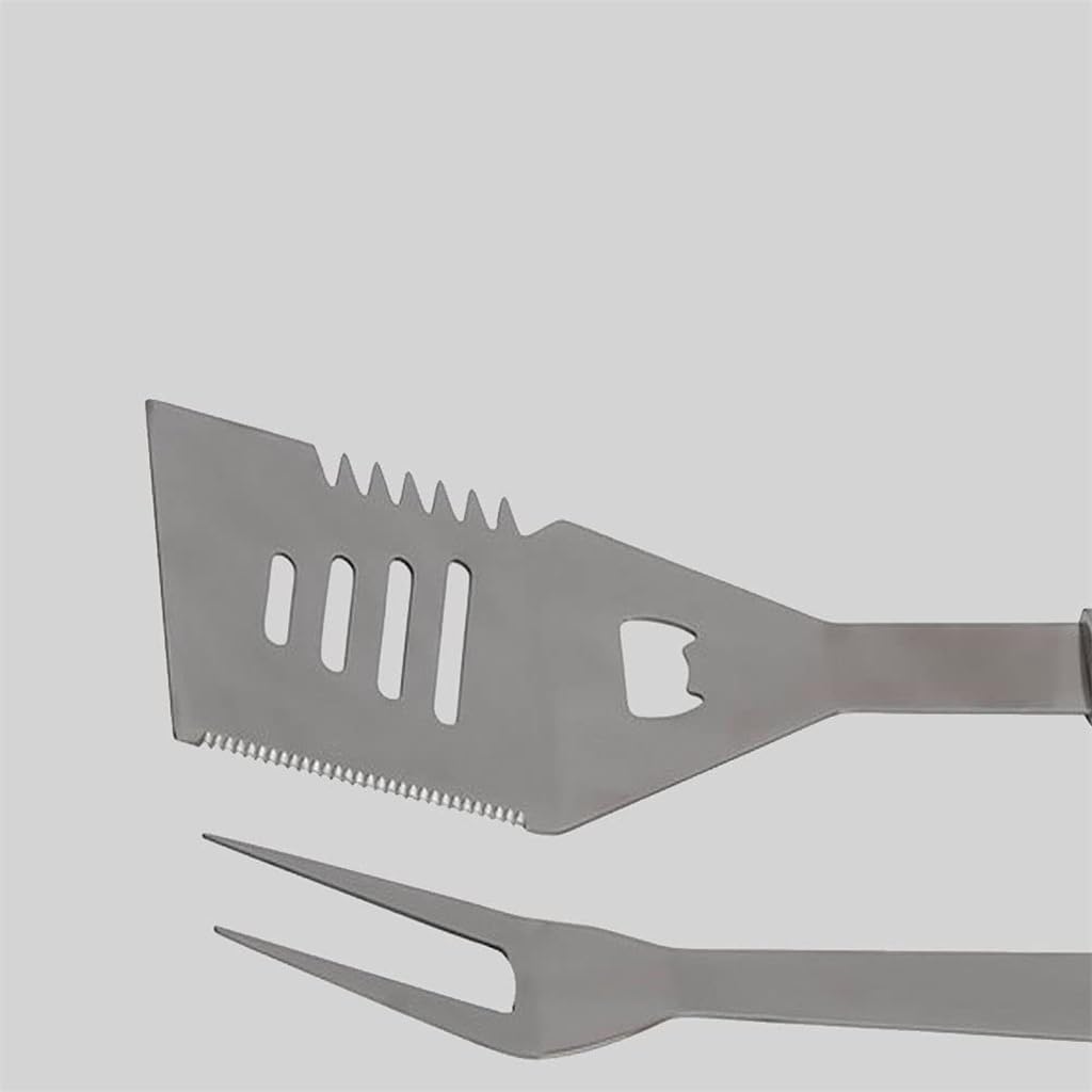 JFDBGU Set griglia in Acciaio Inox da 20 Pezzi, Set Combinato for Barbecue