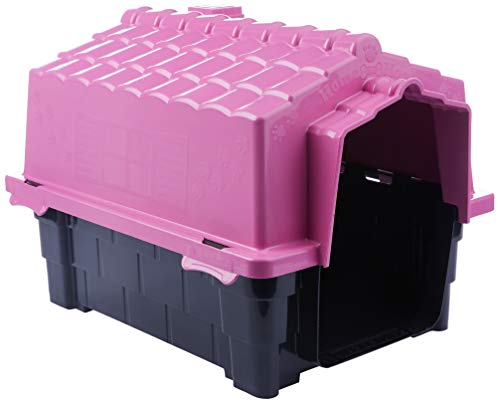Pet Injet Casa Eco Colors Dog House Evolution Nº1 Rosa Para Cães