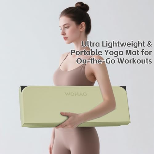 7-Fold Yoga Mat 70"x24" - 1/2 Inch Thick Folding Exercise Mat, Compact Non-Slip TPE Mat for Travel, Storage, Yoga & Home Gym, Lightweight & Portable - Image 5