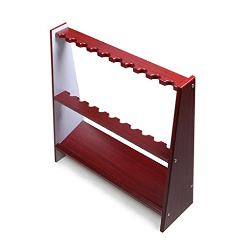 Support de queue de billard en bois robuste avec base stable pour sol de salon