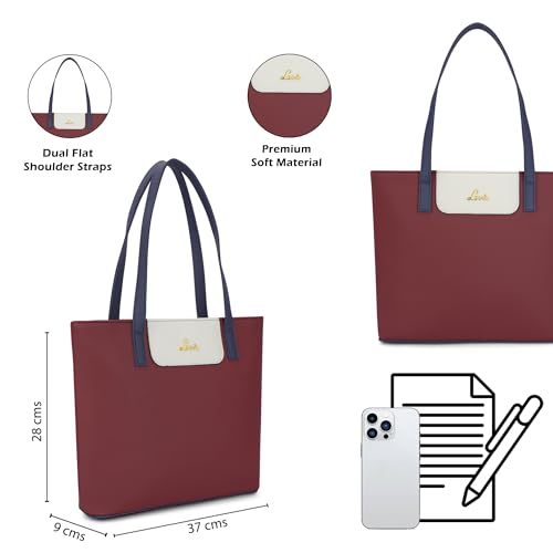 Image of Lavie Women's Colourblock Jossie Tote Bag | Tote Bag for Work | Ladies Purse | Stylish Shoulder Bag | Gift for Women