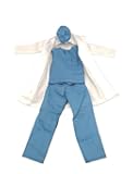 R4-7 1/6 Scale Doctor White Gown Suit Model for 12