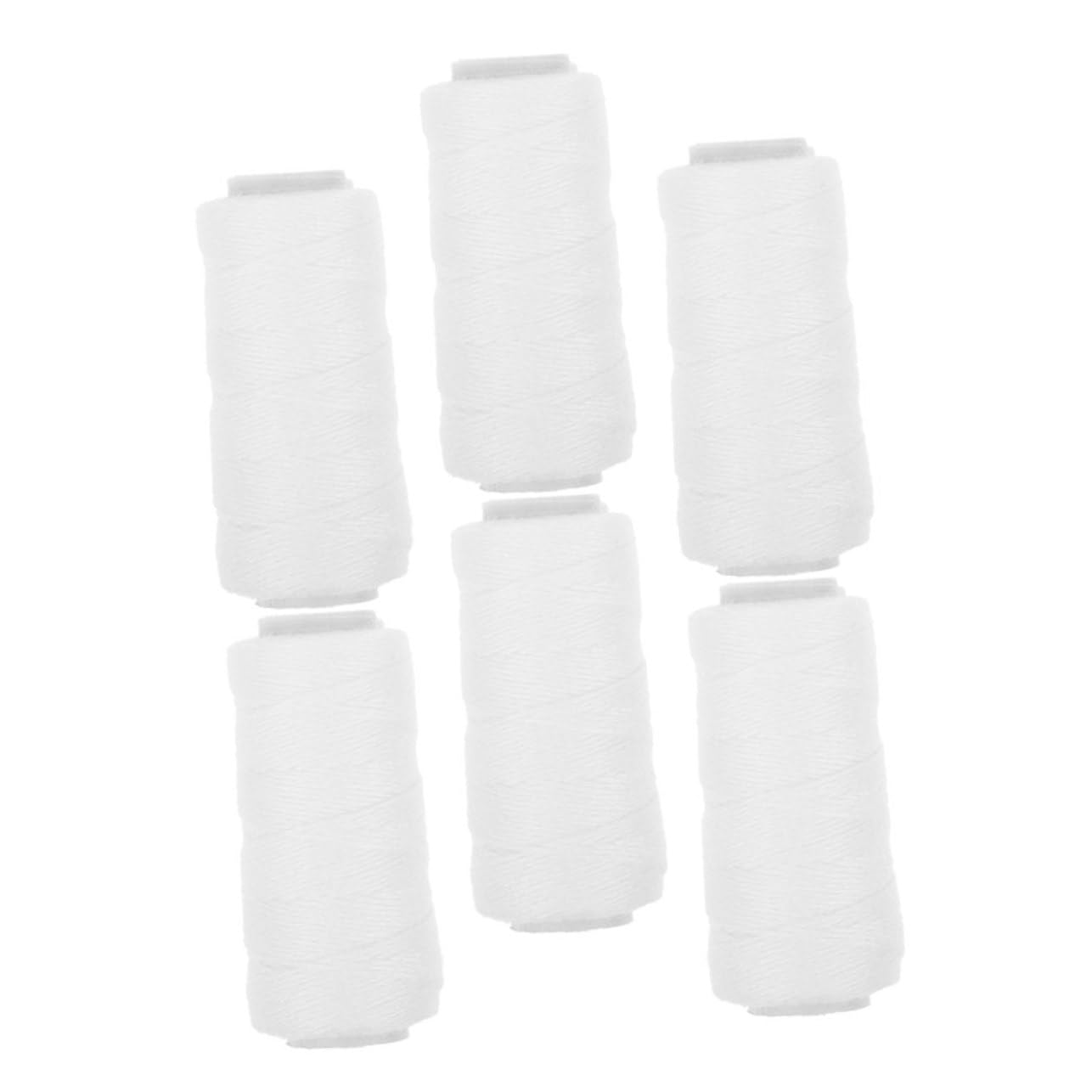 FOMIYES Facial Hair Removal Threading Hair Removal Thread Eyebrow Thread Epilator 6 Rolls Soft Strings