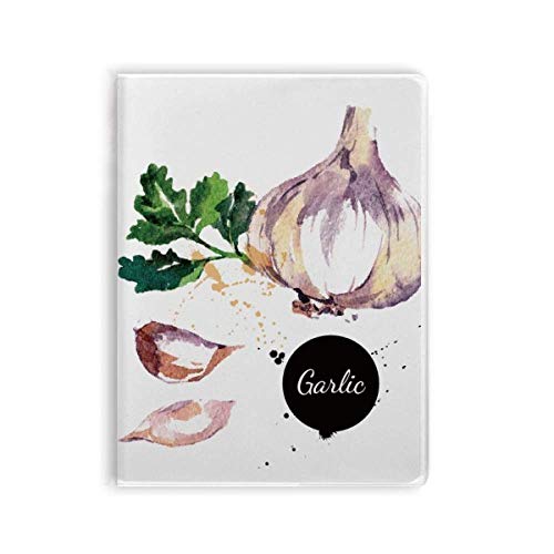 Carnet de notes ail et légumes aquarelle, cadeau idéal cuisine