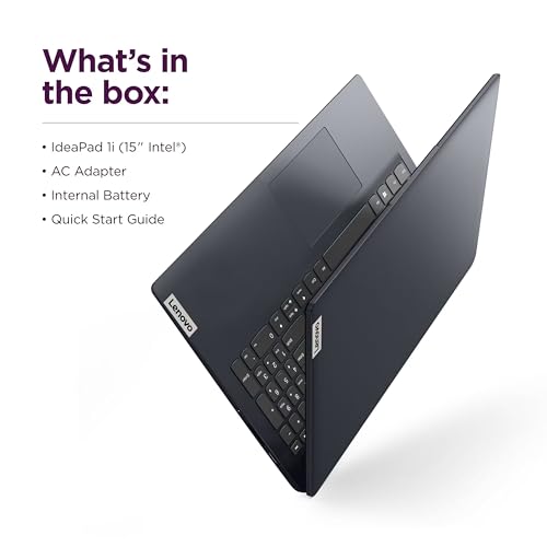 Image of Lenovo IdeaPad 1i Laptop, 15.6 inch FHD Touchscreen, Intel Core i5-1335U Processor, 16GB RAM 512GB SSD, Windows 11 Pro, MS Office Lifetime with Copilot AI, Wi-Fi 6, HDMI, 8-in-1 HUB & Mouse, Blue