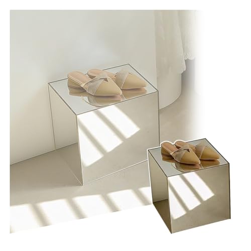pujindu Pedestal Cilíndrico para Fiestas, Plintones Cuadrados Reutilizables, Pilares De Exhibición para Mesa De Postres Y Pasteles para Bodas, Fiestas De Cumpleaños(11.8x11.8x11.8in)
