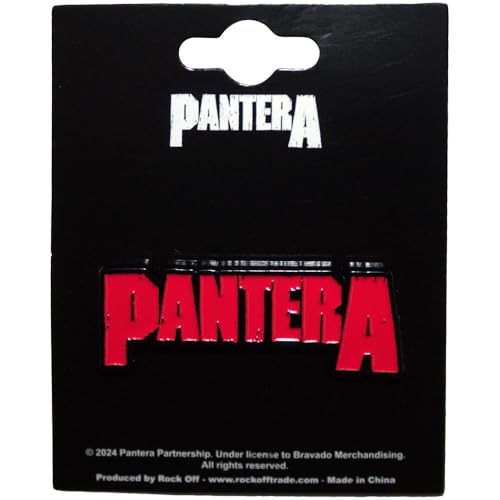 Pin's Pantera Rouge badge anti-perte pour customiser un blouson