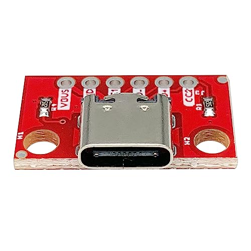 10 piezas conector hembra USB Tipo C placa breakout miniatura 4