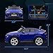 Aosom 12V Kids Electric Ride On Car, Audi E-tron, Battery Powered Toy with Parent Remote Control, Suspension System, Auxiliary Wheels, LED Lights, Music and Horn, MP3 Player, Dark Blue
