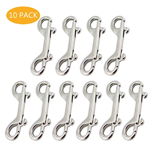 Metal Double Ended Bolt Snap Trigger Chain Diving Clips for Water Bucket Pet