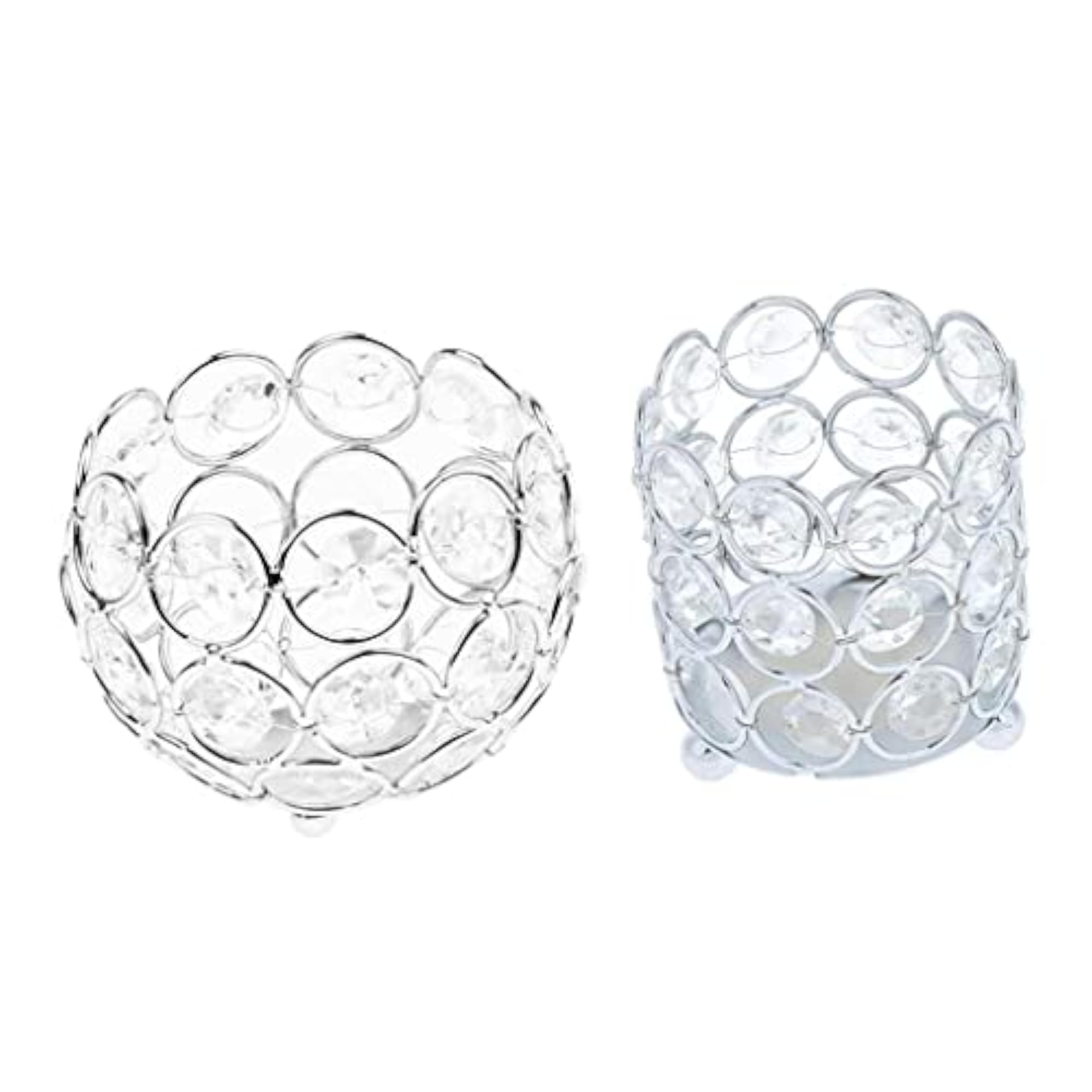 Mirrored Crystal Vanity Tray for Perfume and Jewelry