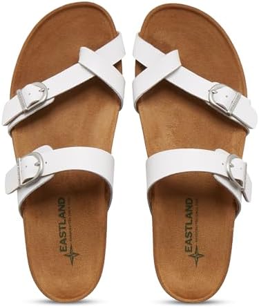 Eastland Women's TIOGO Sandal, White, 11 | Image 4
