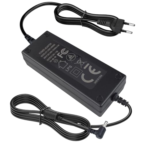 Alimentation 24V 8A 192W Adaptateur Secteur 100-240V AC/DC Transformateur Convertisseur avec 5.5 x 2.5mm Prise de Sortie DC pour LED Bande, Caméra de Surveillance, LCD...