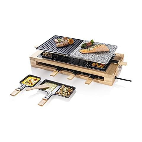 Bestron XL Raclette Grill, elektrisches Party-Raclette-Grill Cover