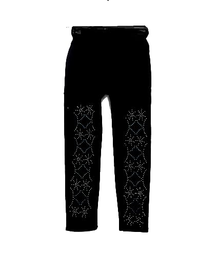 Image of CAMEY Solid Polyester Girls Regular Fit Casual Winter Pull On Warm Jeggings /Leggings