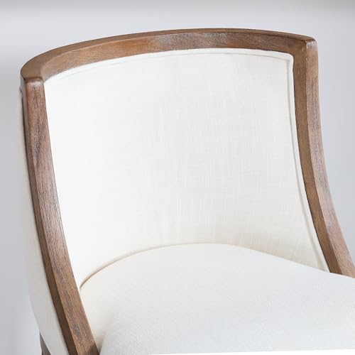 Farmhouse-Bar-Stools-Set-of-2-Counter-Height-Barstools-with-Curved-Back-Upholstered-Counter-Stools-for-Kitchen-Island-Bar-Pub-Club-Cafe-Walnut-Color-Wood-Legs-Linen-Beige-Paded-Seat Farmhouse Bar Stools Set of 2 Counter Height Barstools with Curved Back Upholstered Counter Stools for Kitchen Island Bar Pub Club Cafe Walnut Color Wood Legs Linen Beige Paded Seat