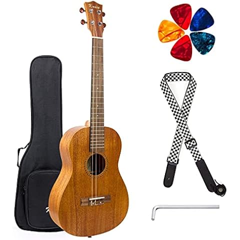 Baritone Ukulele Uke Caoba de 30 pulgadas Cover