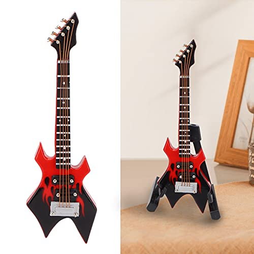 Instrument de Musique, modèle de Basse modèle de Guitare de Simulation en Bois Miniature Ornements d’instruments de… - Les Beatles, Paul McCartney, John Lennon, RIngo Starr, George Harrison Instrument de Musique, modèle de Basse modèle de Guitare de Simulation en Bois Miniature Ornements d'instruments de… – Image 8