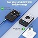 6 in 1 Magnetic Portable Charger for iPhone with Built-in Cables, 10800mAh 25W PD Fast Charging Power Bank, 6 Outputs LCD Display Travel Essential Battery Pack for iPhone 17/16/15/14/13/12,Apple Watch
