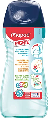 Garrafa D Agua Origins Picnik 430 Ml Maped Azul E Verde