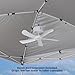 Canopy Breeze All New CB305 Rechargeable Ceiling Fan with Remote for Canopies, Gazebos, Pergolas & More. 6-Hour Run Time, 31” Diameter Blades, Easy Install w/out Tools, Travel Case included