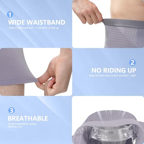 Boxhero [2025 Upgrade Bamboo Boxer Briefs- Breathable Mens Underwear, Built-in with 3D Pouch Comfortable Underwear for Men3