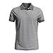 Price comparison product image Odlo Nikko Dry Men's Polo Shirt S/S, Mens, Polo Shirt, 550062_70781_XL, Odlo Concrete Grey  Odlo Silver Grey  Stripes, XL
