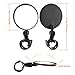 Bike Mirror,Bicycle mirrors for handlebars,360 Rotatable Handlebar Bike Rear View Mirrors,Upgrade Shockproof Convex Mirror for Road Bike/MTB /Off-Road Bike/Fixed Gear Bike Handlebars (Black-2 pack)