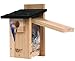 Natures Way Bird Products CWH4 Cedar Bluebird Viewing House, White