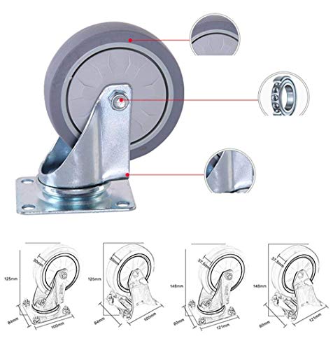 Carrito multifuncional de almacenamiento plegable miniatura 6