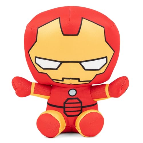 Image of Mirada Marvel Iron Man Soft Plush Toy - 23cm | Official Licensed Superhero Stuffed for Kids, Boys & Girls | Super Soft Cuddly Character Toy for Fans | Ideal Gift for Birthday /Christmas /Diwali
