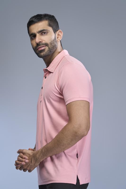 Image of Interwove Bamboo Knitted Polo T-Shirt