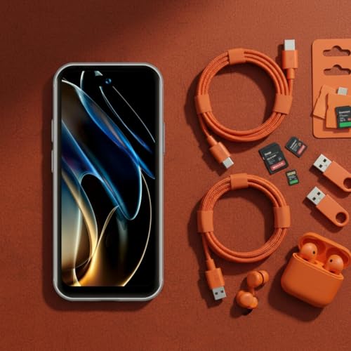 Image of PEACE Honor 20, Android 14 Smooth Multitasking, Octa-Core Performance, 3GB RAM 32GB ROM Expandable to 128GB, Orange, 4.5 inch QHD Display