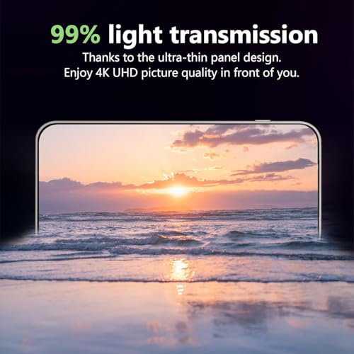 Image of QsmQam Military Grade Tempered Glass Compatible with OnePlus 15 with Anti-Explosion 9H Hardness Edge-to-Edge Coverage Screen Guard.