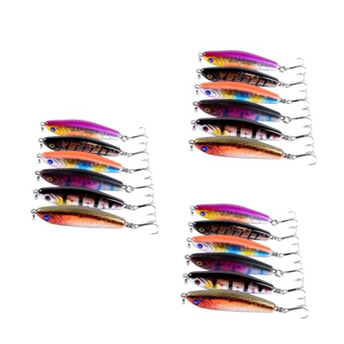 Leurre de pêche crayon coulant et flottant pour bar, carpe et truite