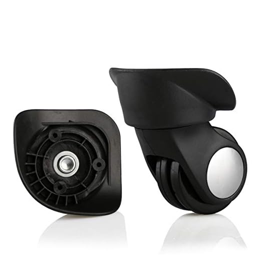 How to replace corner luggage wheels 360 Degree Black Luggage Replacement Wheels Set