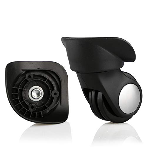 Suitcase Wheels,Luggage Wheel, (Set of a Pair) 360 Degree Swivel Luggage Mute Wheel Suitcase Replacement Repair Wheels Parts Spinner
