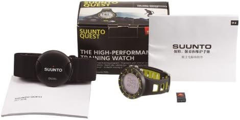 SUUNTO Men's Quest Watch, Heart Rate Belt and Mini Move Stick - Yellow :  Watches