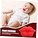 HIAKDOFT 3 piezas Chupete de con Diseño de Labios Rojos Unidades Cómodo para Bebés Juguete Divertido para Aliviar Encías y Fácil de Limpiar para Bebés Imagen de HIAKDOFT 3 piezas Chupete de con Diseño de Labios Rojos Unidades Cómodo para Bebés Juguete Divertido para Aliviar Encías y Fácil de Limpiar para Bebés