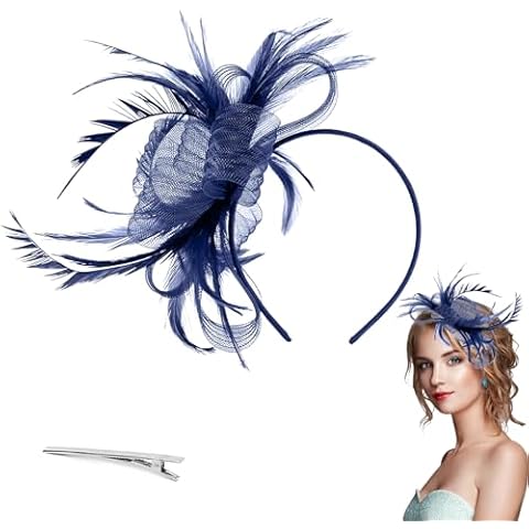 Chenyoyangfen Elegant Flower Hair Fascinator Hat Cover