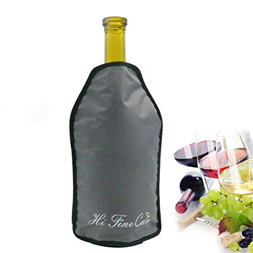 Wine Cooler Sleeve with Protector Instant Cooling and Keeps Your Drink Cold Keep Cool and Chill Champagne Wine (Type7)