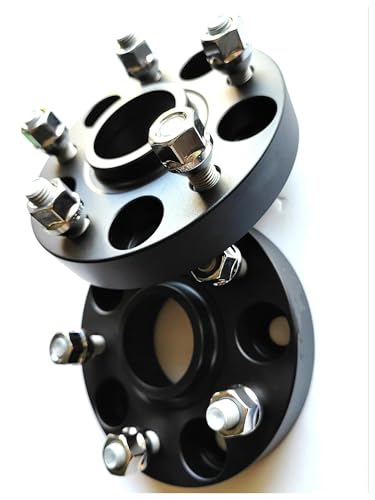 Entretoise de roue 5x108 alu noir pour Ford Galaxy 25mm | Finition haut de gamme durable