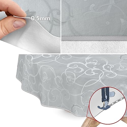 Wachstischdecke ANRO Premium aus Vinyl Abwaschbare Tischdecke