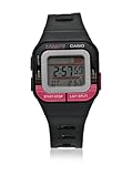 Casio Women's SDB100-1B Black Rubber Quartz Watch with Grey Dial