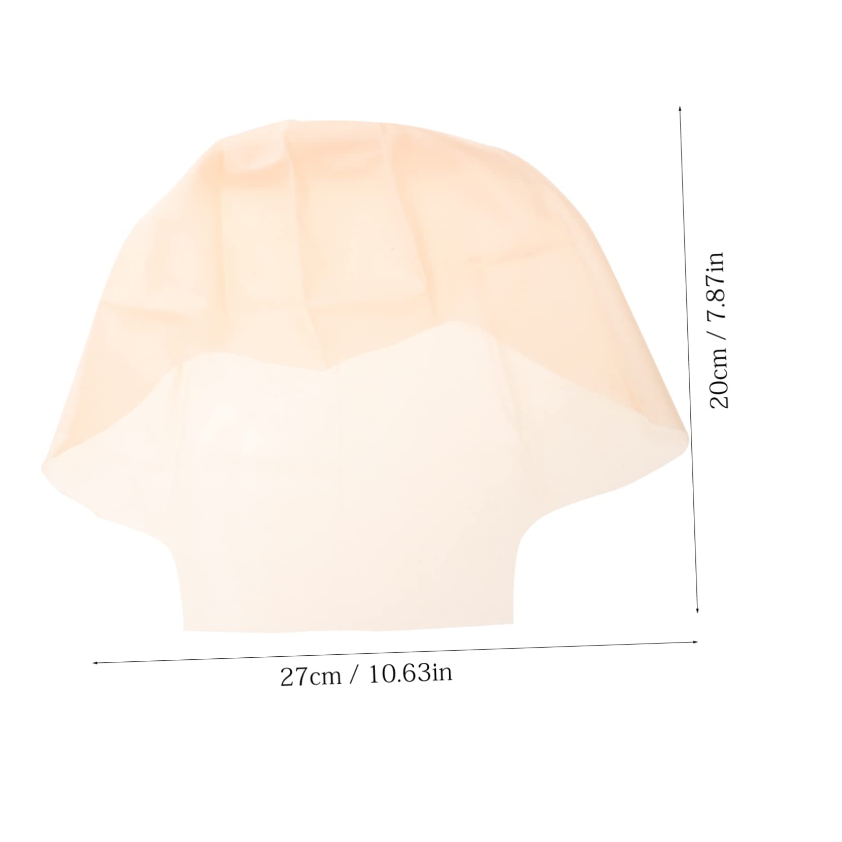 Gogogmee 3pcs Bald Cap Wig Set Bald Head Cover for Adults Cosplay Makeup Latex Bald Caps for Adults