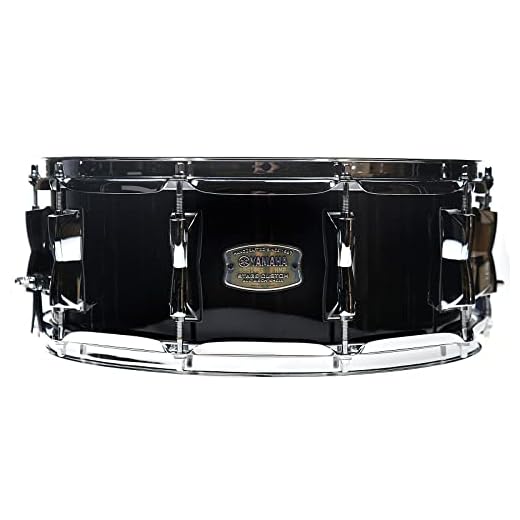 Yamaha Stage Custom Birch 14x5.5 Snare Drum, Raven Black